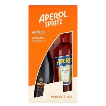 Aperol 0,7l+cinzano tospritz 0,75l dd.