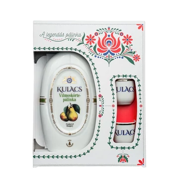 Kulacs vilmoskörte pálinka 0,35l+2 pohár dd.