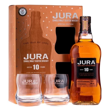 ISLE OF JURA 10Y. 0,7L PDD+2 POHÁR