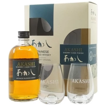 Akashi blended sherry 0,5l+2 pohár