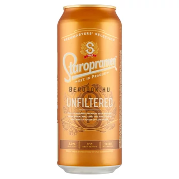 STAROPRAMEN UNFILTERED 0,5L DO